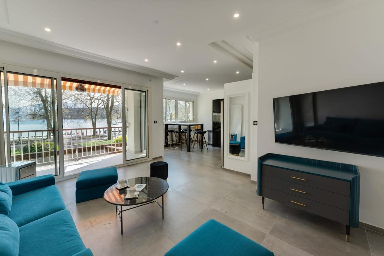 Swan Lake - Design Apartment Facing Lake Annecy Eksteriør billede